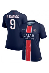 Fotbalové Dres Paris Saint-Germain Goncalo Ramos #9 Dámské Domácí Oblečení 2024-25 Krátký Rukáv